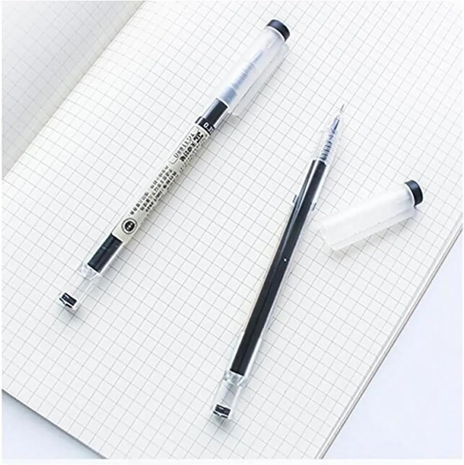 0.35mm Ultra Fine Gel Ink Pens, Quick-Drying Rollerball for Office School Writing, 12-Pack Black Peaceful Pleasures Health and Wellness
