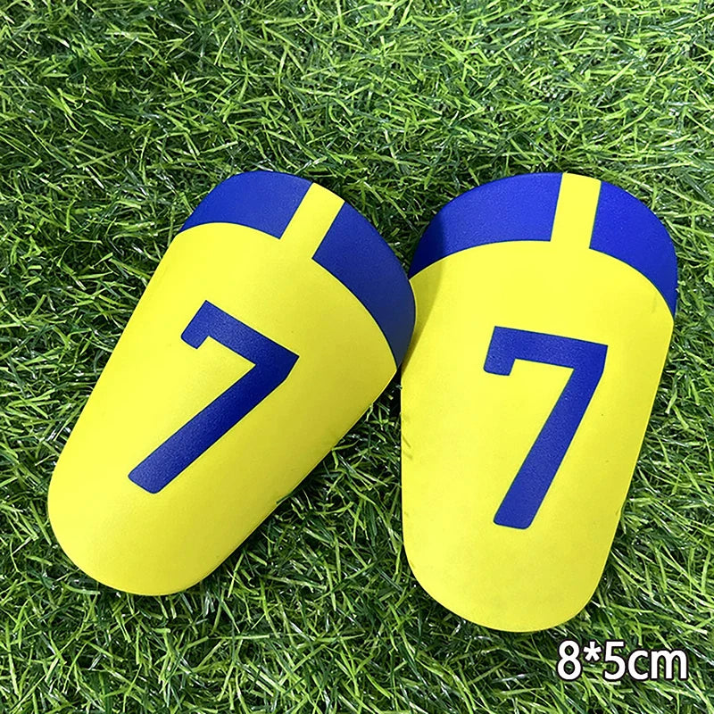 Mini Football Shin Guards – Soccer Leg Protectors, 1 Pair