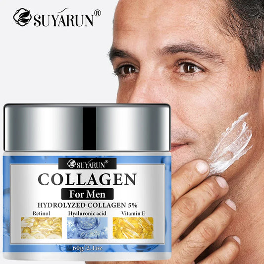 SUYARUN Retinol & Collagen Face Cream – Men's Moisturizer Men's Face Cream Oasis Select