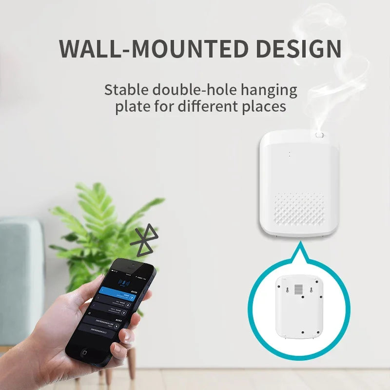 NAMSTE Smart Aroma Diffuser Hotels professional Fragrance Diffuser 1000m³ Large Room Aroma Machine With Fan Bluetooth Control Peaceful Pleasures Health and Wellness