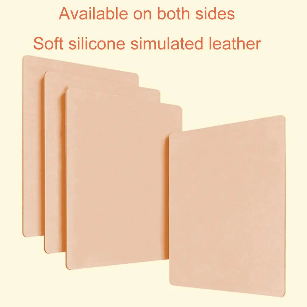 Double-Sided Silicone Tattoo Practice Skin – Blank Eyebrow Tattoo Fake Skin 1mm Peaceful Pleasures Health and Wellness