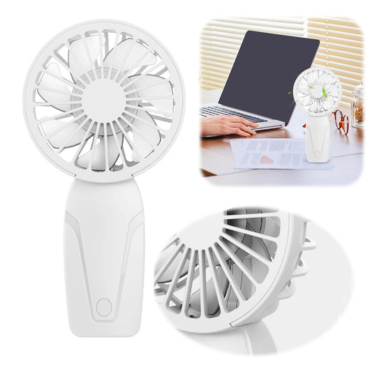 Personal Fan USB Rechargeable Small Hand Fan 3 Speeds Compact Cooling Fan for Home Office Travel and Outdoor Activities Peaceful Pleasures Health and Wellness