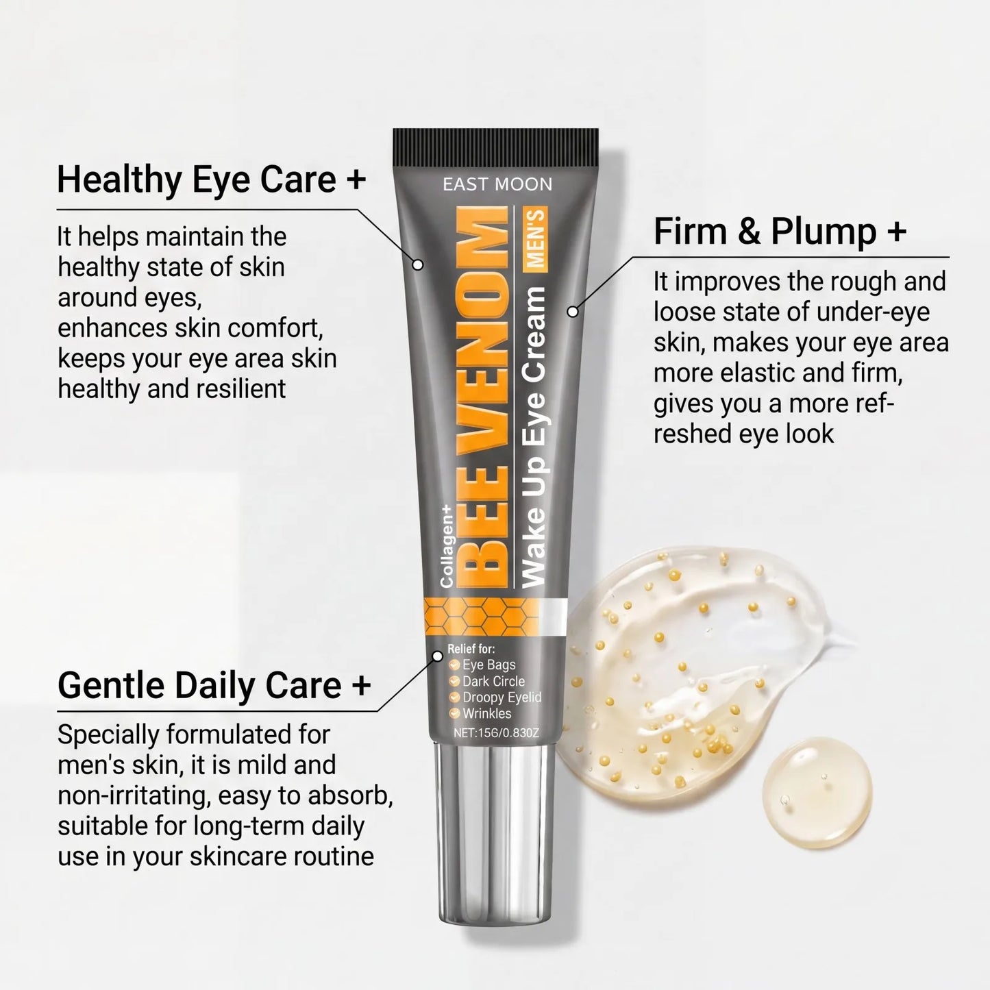Men's Collagen Firming Eye Cream – Dark Circles & Eye Bags