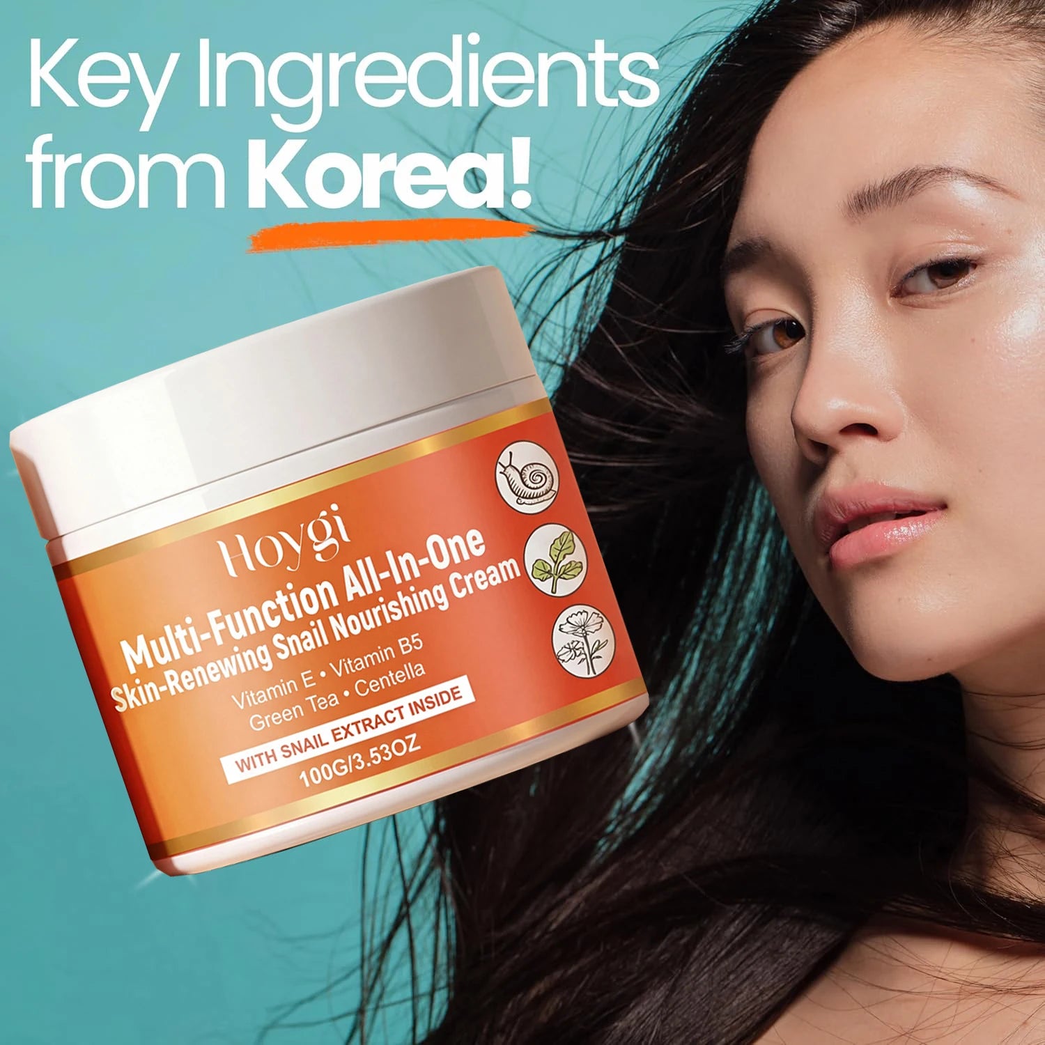 Snail Mucin Moisturizer Cream Korean Skin Care Day & Night Snail Repair for Face Beauty Anti Aging Facial Skincare Peaceful Pleasures Health and Wellness