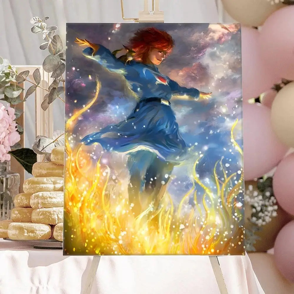 Nausicaä Valley of the Wind Anime Canvas Poster | Wall Art Anime Canvas Poster Peaceful Pleasures Health and Wellness