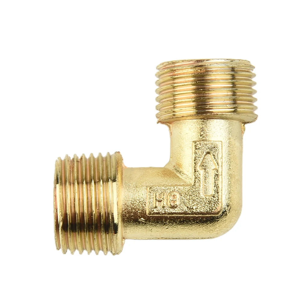 Air Compressor Fittings Brass 90 Degree Male Thread Check Valve Elbow