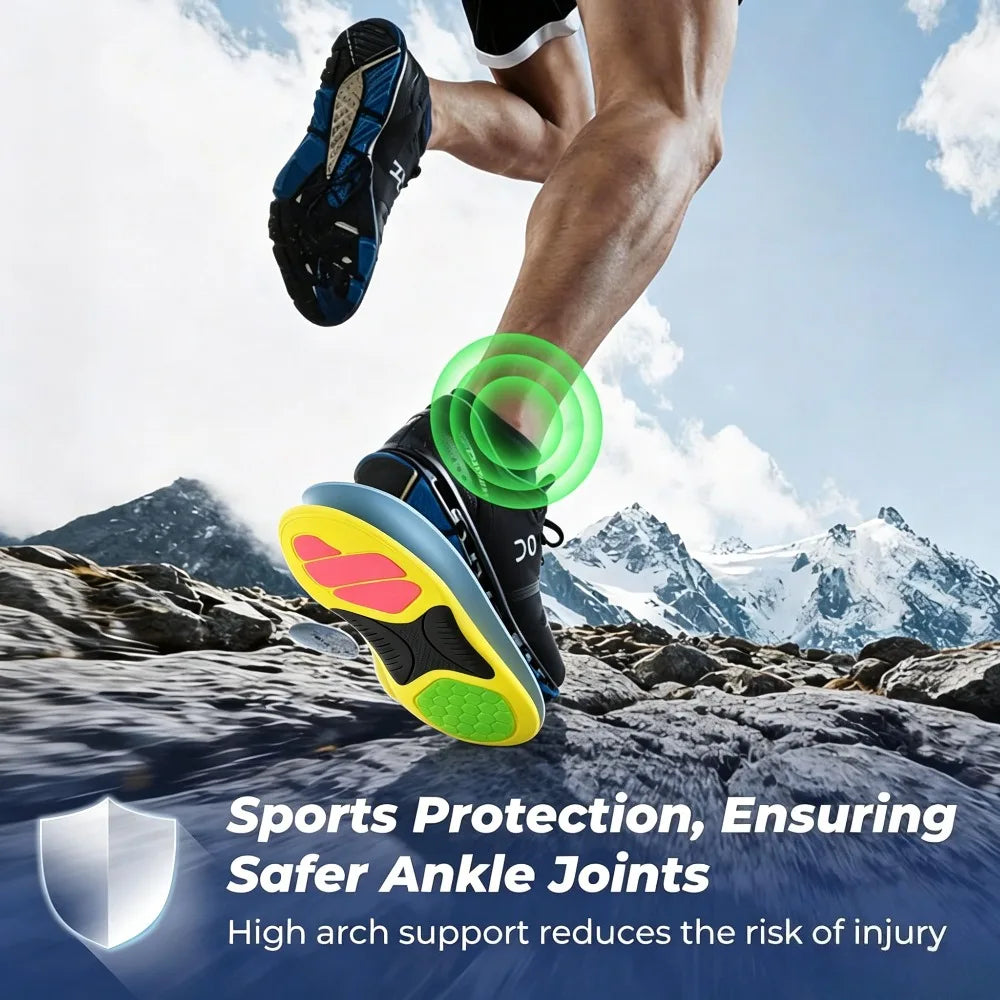 1pair Sports Insoles for Basketball Running Jogging, Premium PU Sport Insoles Heel Cushion & Shock Absorption Cushioning Inserts Peaceful Pleasures Health and Wellness