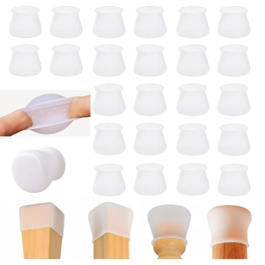 Silicone Chair Leg Caps | Anti-Slip Floor Protector Pads Furniture Leg Caps Peaceful Pleasures Health and Wellness