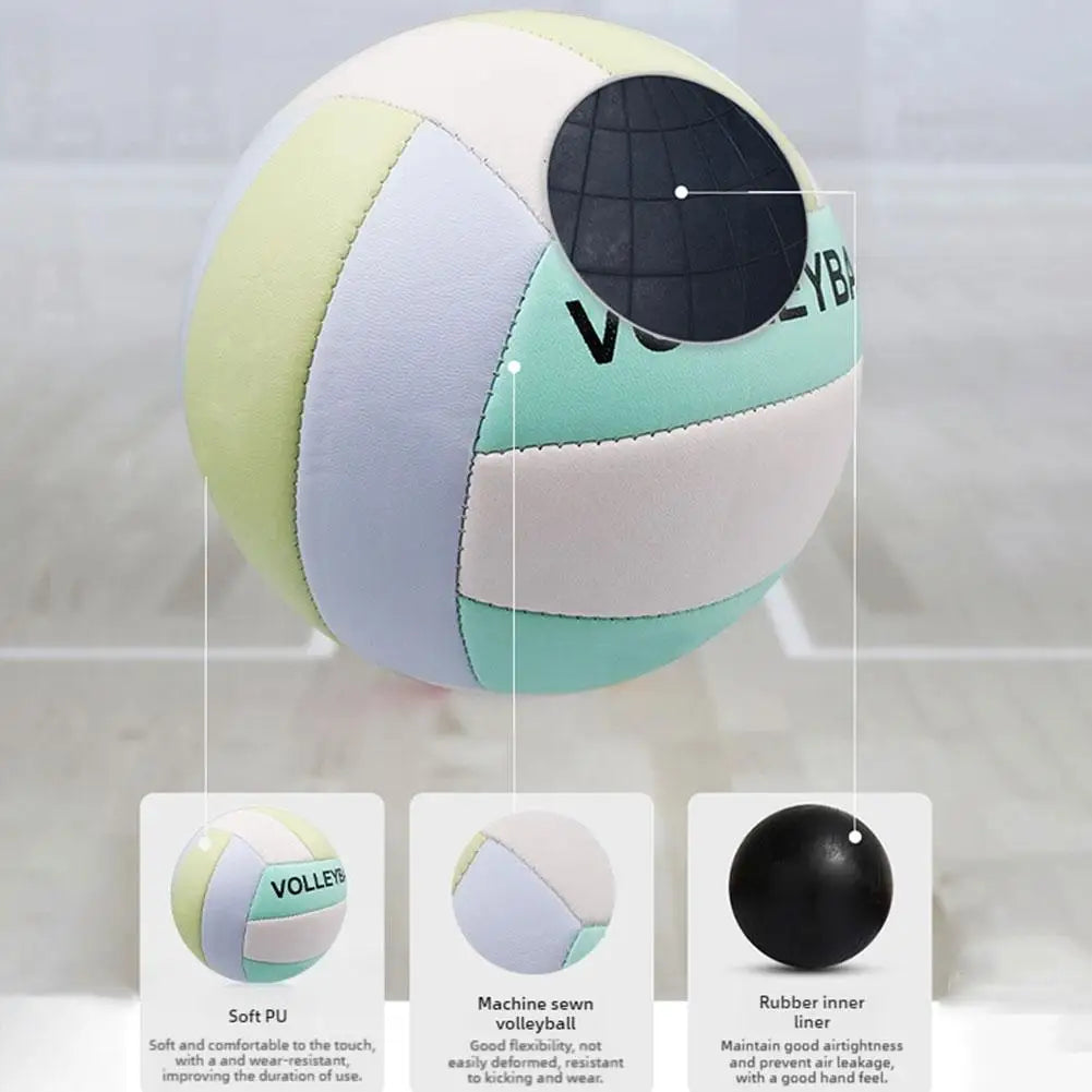 Official Size 5 Volleyball – Indoor, Outdoor & Beach