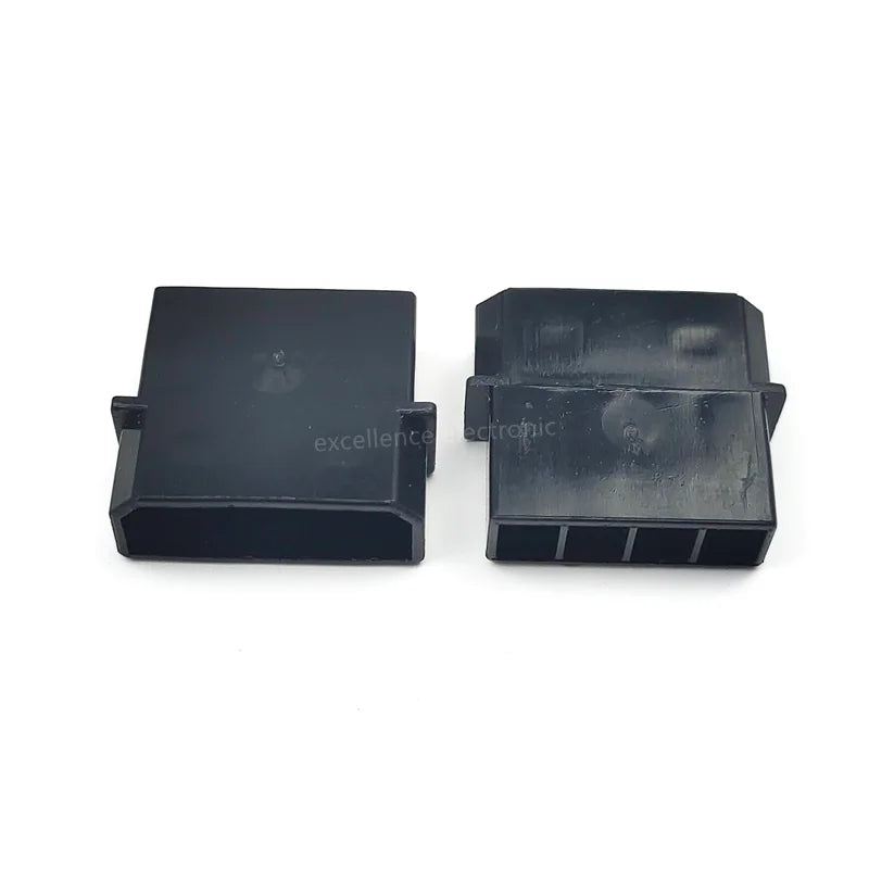 10 Sets Black 5.08mm Large 4 Pin Computer ATX IDE Power Connector Big 4P Housing + Terminals for Computer ATX EPS Power Peaceful Pleasures Health and Wellness Female Housing 10pcs