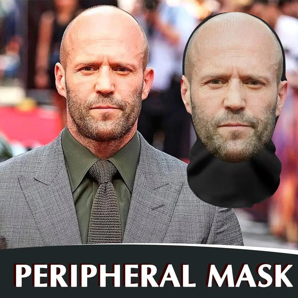Celebrity Performer Face Mask Props Costume For Party Supplies Cosplay Creative 3d Printed Full Face Mask Head Peaceful Pleasures Health and Wellness
