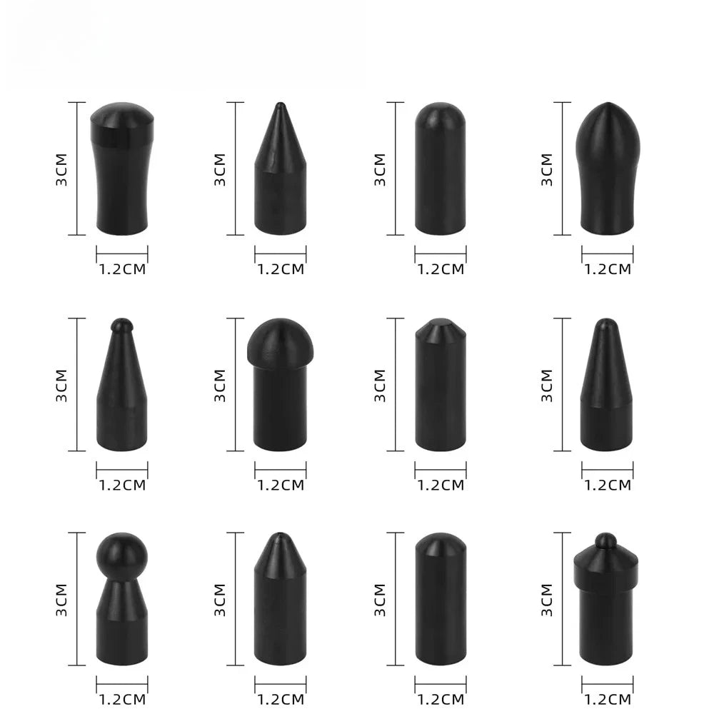 PDR Car Dent Repair Hooks Push Rods Taper Heads Replacement Kit Auto Body Hail Damage Paintless Dent Removal Tool Peaceful Pleasures Health and Wellness