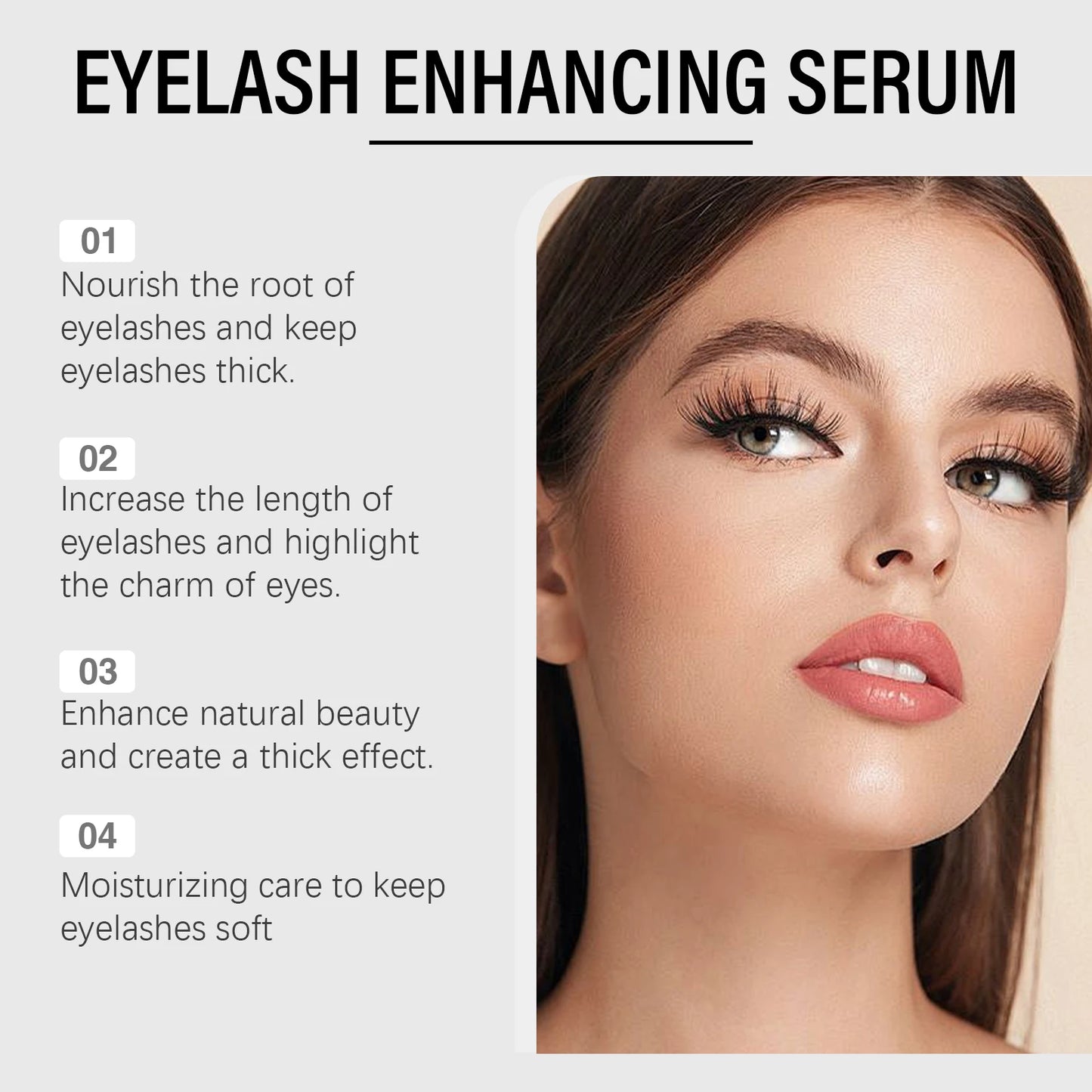 Eyelash & Eyebrow Growth Serum – Thicker, Longer Lashes