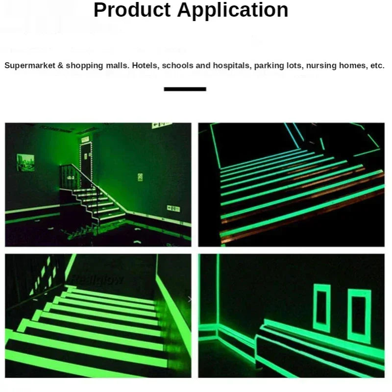 Glow in the Dark Tape | Self-Adhesive Luminous Wall Sticker