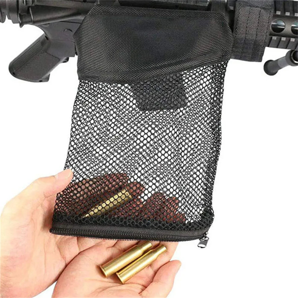 Catching Storage Net Bag Brass Catcher With Zipper Bottom Cartridge Recycling Mesh Bag Durable Outdoor Shooting Accessories Peaceful Pleasures Health and Wellness
