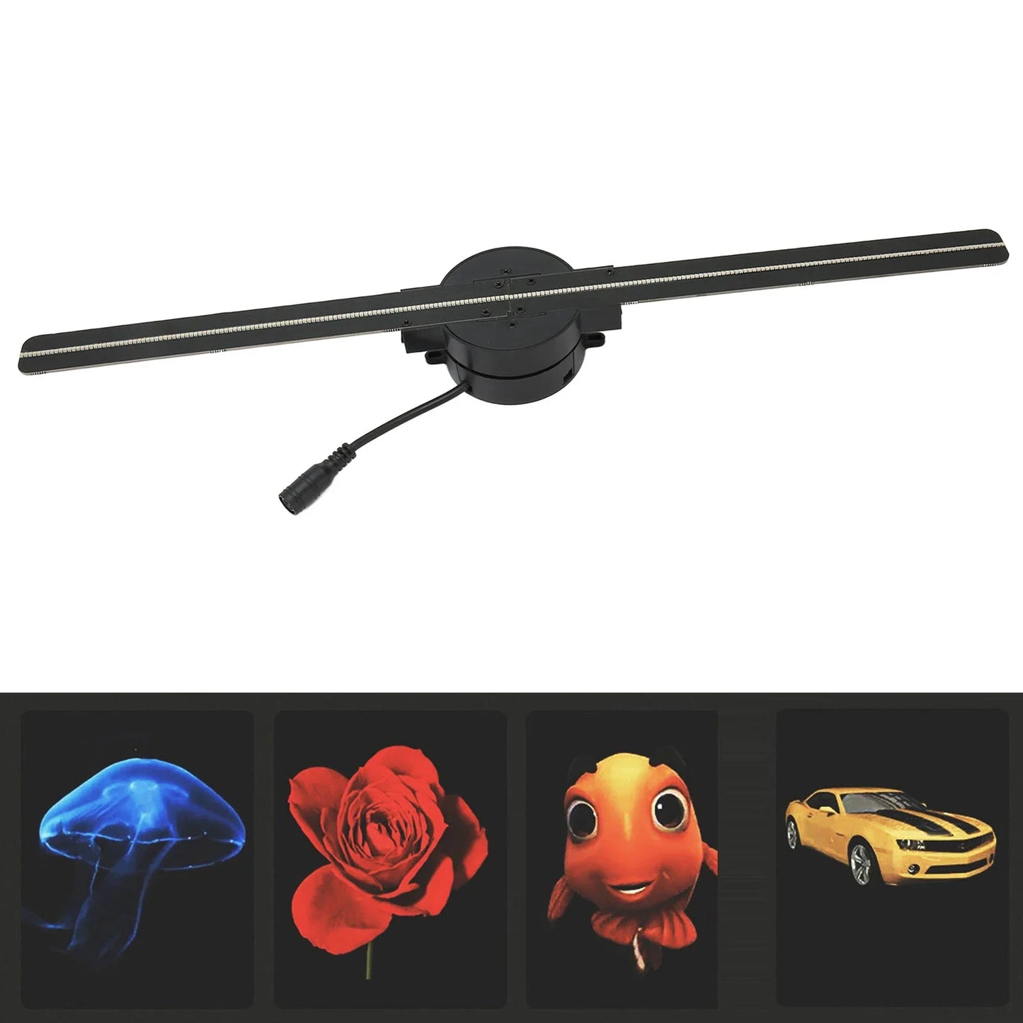 3D Hologram Fan 2000x224 Wifi Projector 224 LED Light Beads Business