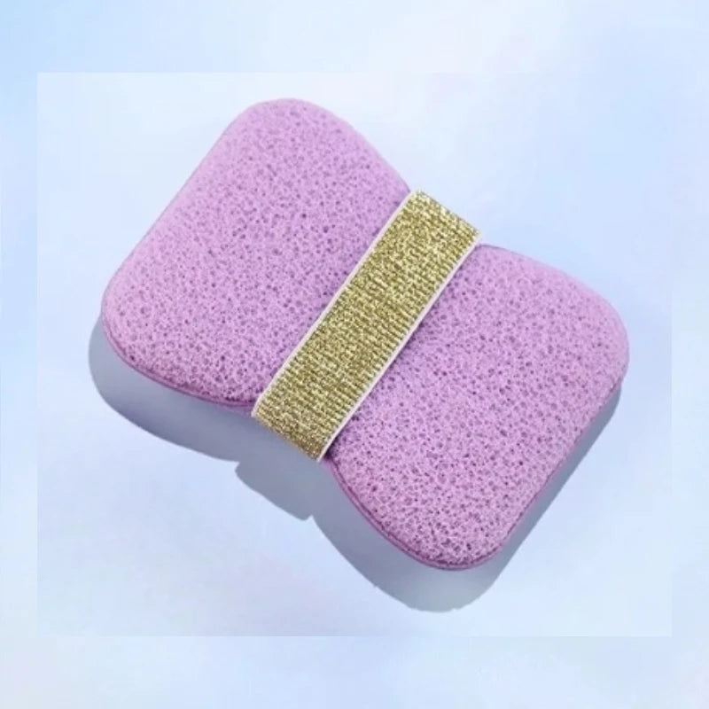 1-4PCS Color Sponge Soap Bag Bath Cleansing Foaming Net Pouch Body Exfoliating Scrubber Sponges Bathroom Nylon Soap Pocket Peaceful Pleasures Health and Wellness Purple