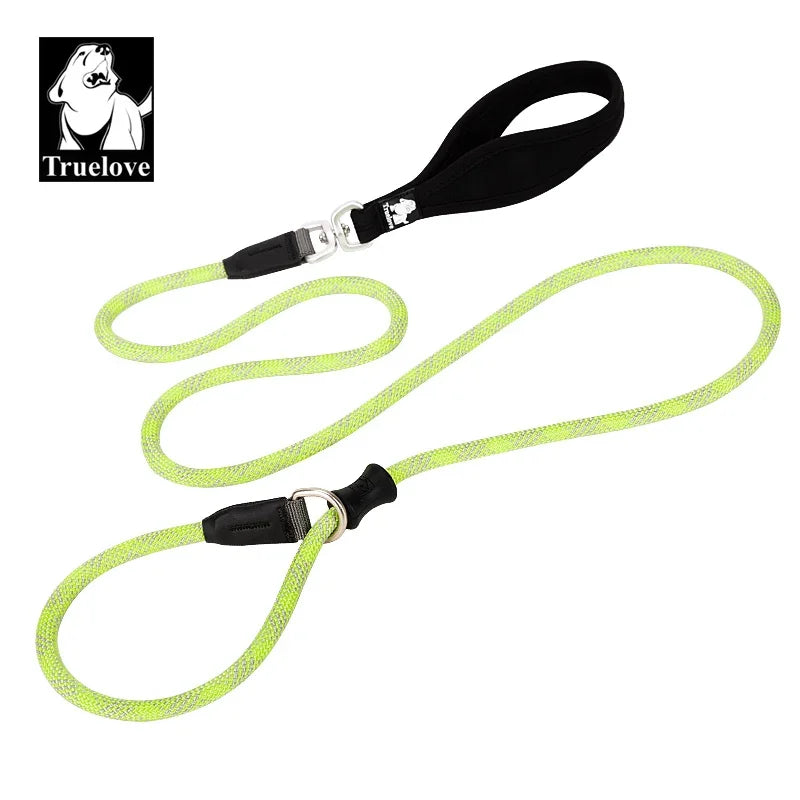 Truelove Slip Lead Training Leash for Dogs – TLL2575 Peaceful Pleasures Health and Wellness Neon Yellow L China Mainland