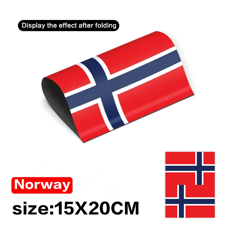 2026 World Cup National Flag Car Sticker | Waterproof Decal