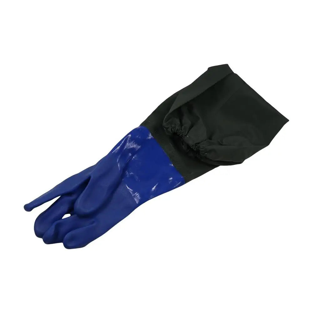 1 Pair Lengthened Labor Protection Waterproof Gloves Chemical Resistant Reusable Rubber Glove Wear-Resistant Thickened Peaceful Pleasures Health and Wellness