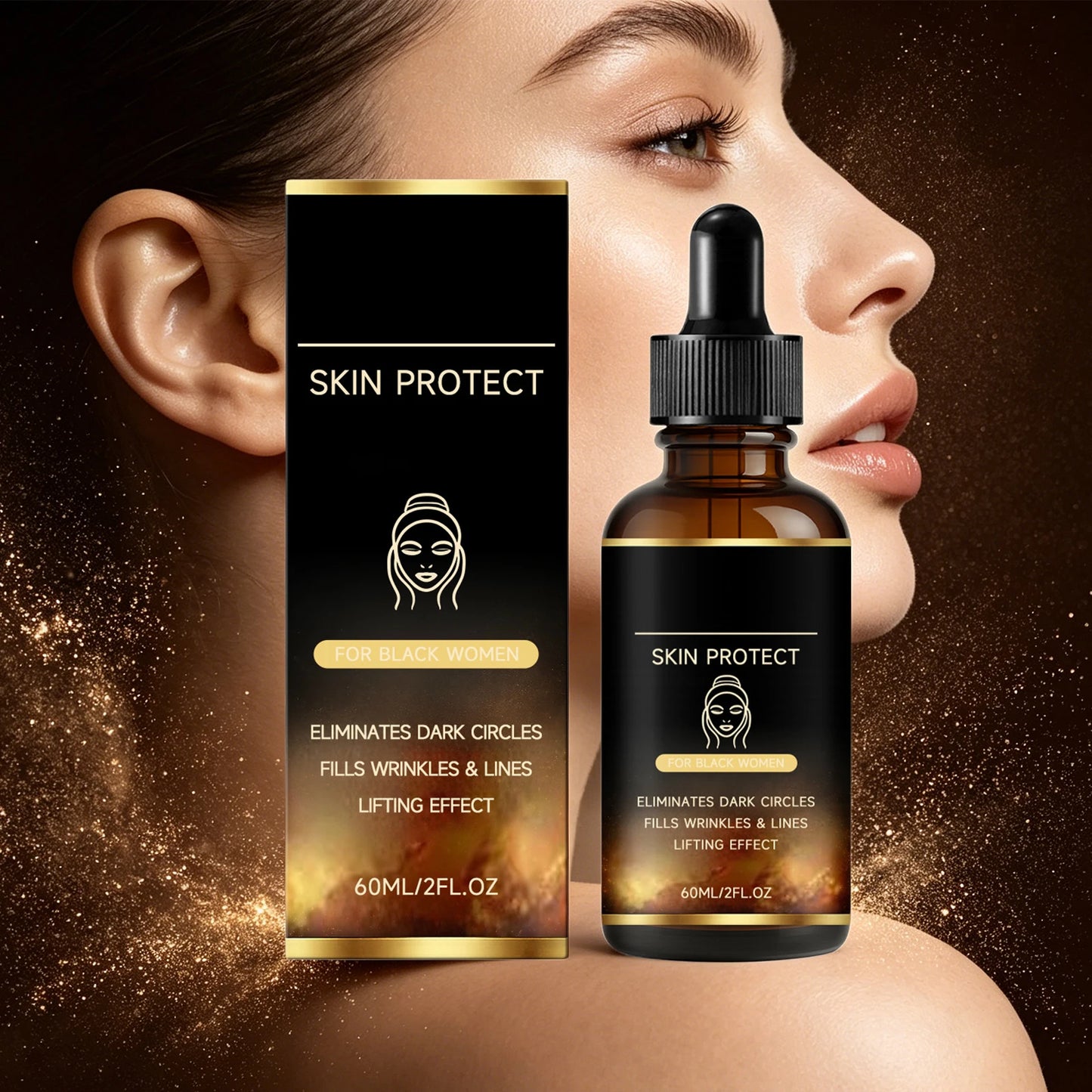 Fade Fine Lines Face Serum Firming Lifting Dark Circle Eliminating Brightening Skin Tone Moisturizing Hydrating Dull Skin Care Peaceful Pleasures Health and Wellness