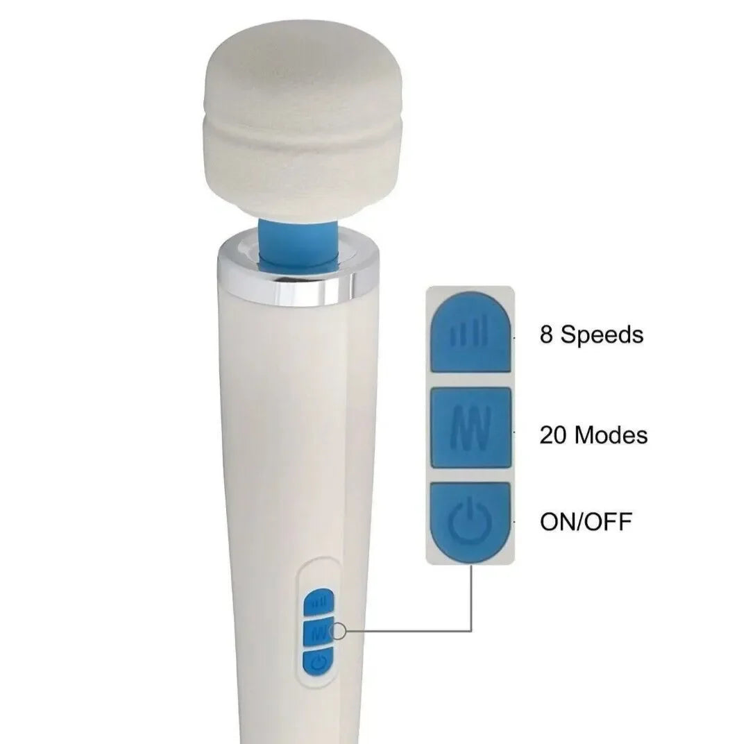 VamsLuna Magic Wand Massager – USB Rechargeable Body Massager