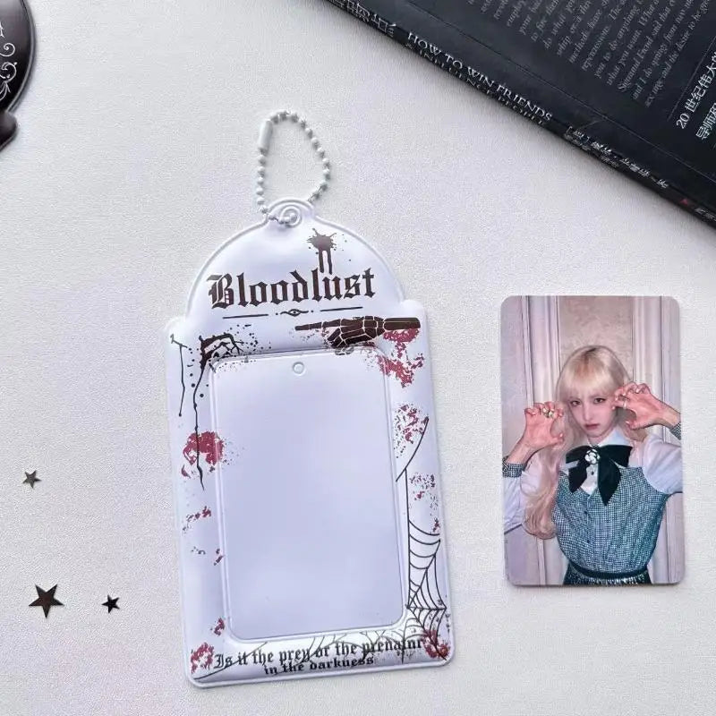 Kpop Photocard Holder Transparent Display Case & Keychain