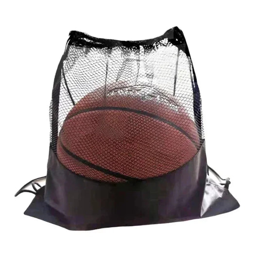 Portable Basketball Mesh Bag Outdoor Football Soccer Storage Volleyball Backpack Ball Fitness Training Bag Peaceful Pleasures Health and Wellness