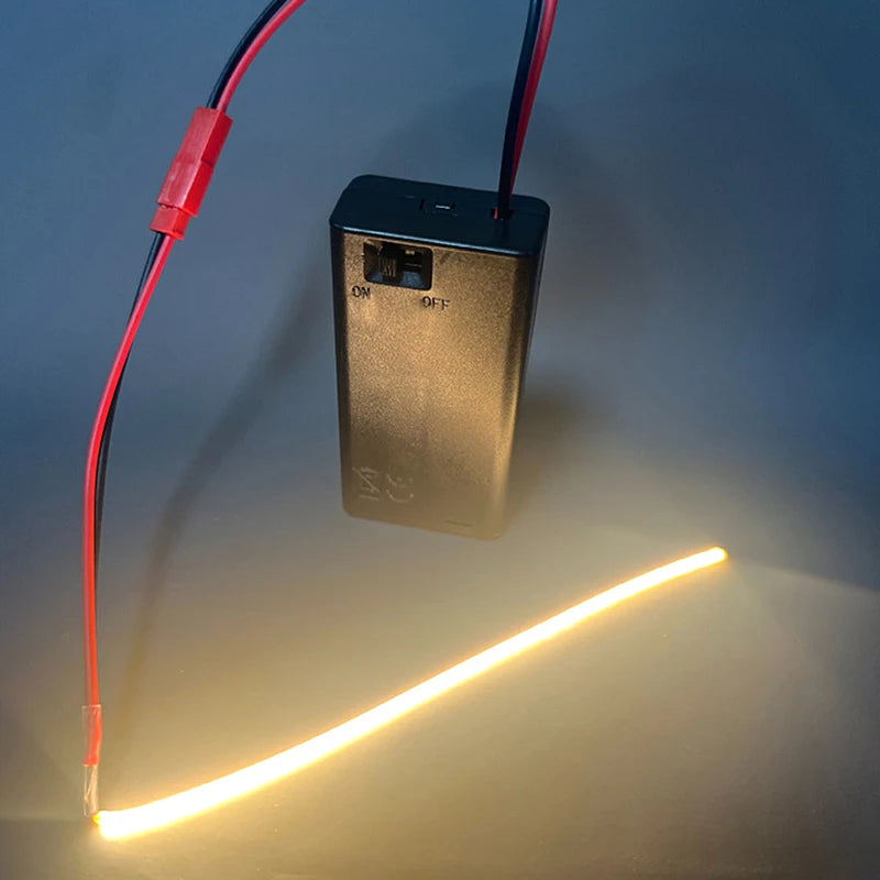 DC3V LED COB Filament Flexible Lamp 3000K 6000K 110mm 190mm 300mm Bulb Parts LED Diode Decor With AA Batteries Box Peaceful Pleasures Health and Wellness
