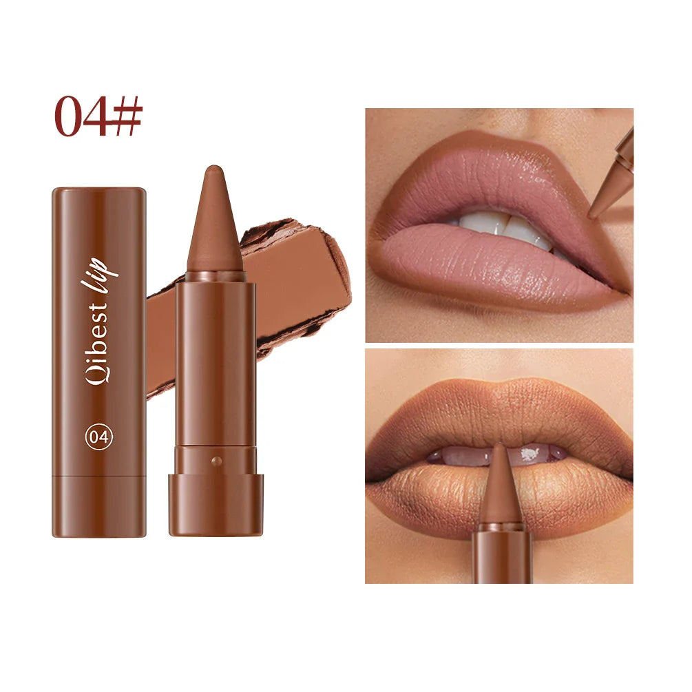 QiBest Matte Lip Liner – Waterproof, Long-Lasting Gradient