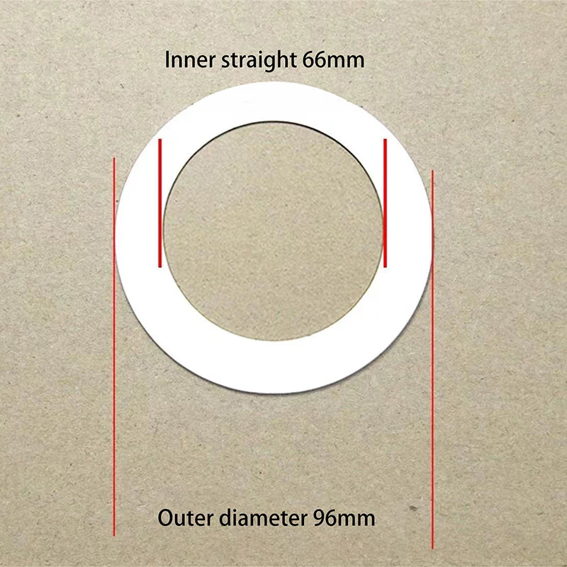 LED Spotlight Downlight O Rings White Lampshade Ring Adapter Concealed Spacers Shims Washer Light Stand Extension Gasket Peaceful Pleasures Health and Wellness A2
