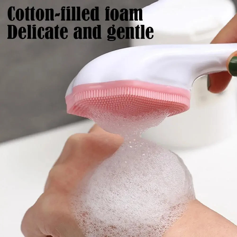 Silicone Face Scrubber & Exfoliator Brush – Deep Pore Cleansing Peaceful Pleasures Health and Wellness