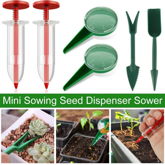 Manual Seed Sower & Planter Set – Adjustable Depth & Spacing Seed Planter Set Oasis Select