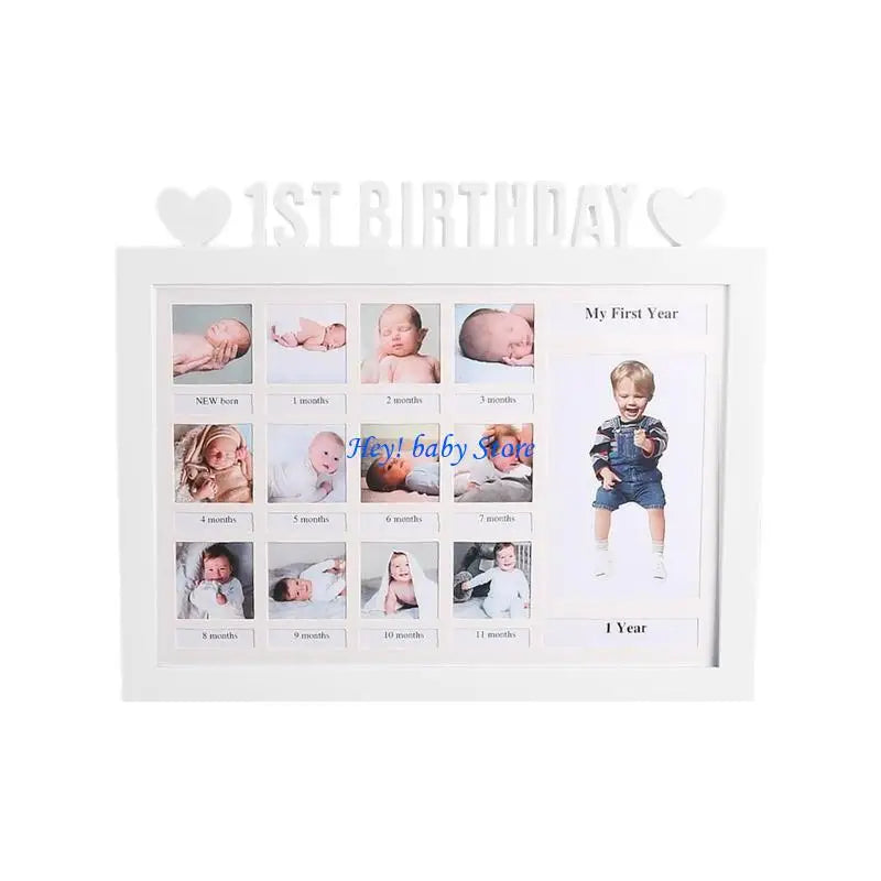 Baby First Year Photo Frame DIY 0–12 Month Milestone Gift