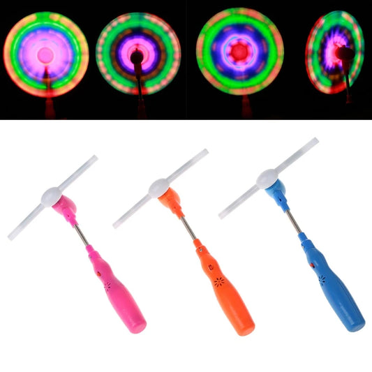 LED Glowing Windmill Spinning Toy | Light-Up Pinwheel for Kids LED Spinning Toy Peaceful Pleasures Health and Wellness