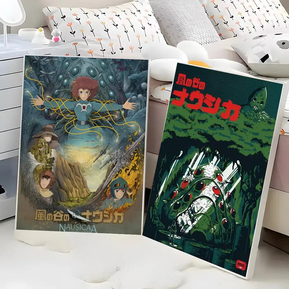 Nausicaä of the Valley of the Wind Anime Canvas Wall Art Poster