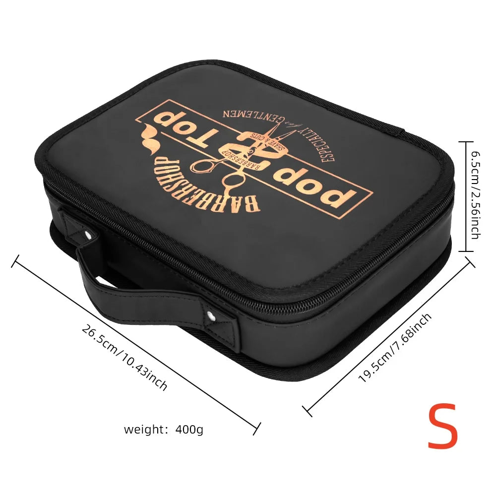 Barbershop Portable Hairstylist Tool Carry Case, Multi-Pocket Large Capacity Hairdressing Tools Storage Bag For Travel & Salon Peaceful Pleasures Health and Wellness S