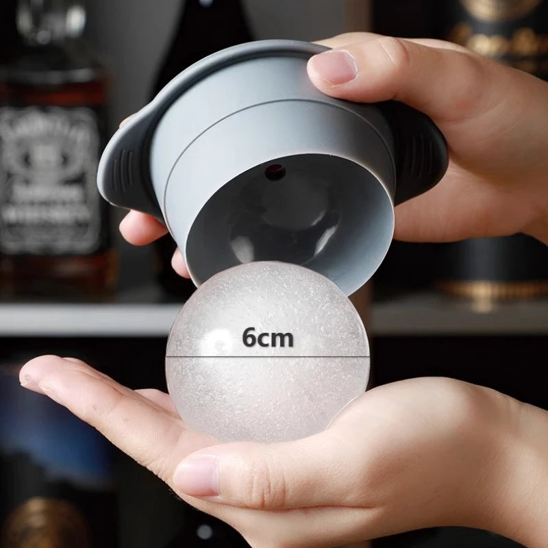 6cm Silicone Sphere Ice Ball Mold – Whiskey Ice Maker, 20 Balls Silicone Ice Ball Mold Peaceful Pleasures Health and Wellness