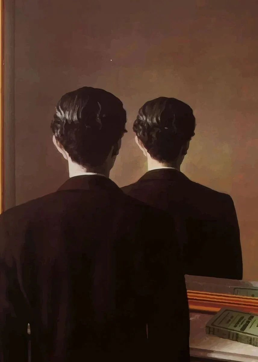 Rene Magritte Surrealist Canvas Wall Art Print | Unframed Poster