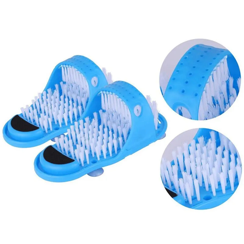 Foot File Foot Washing Tool Lazy Person Foot Brush Shoe Grinding Foot Stone Massage Dead Skin Remova Foot Repair Slippers Peaceful Pleasures Health and Wellness