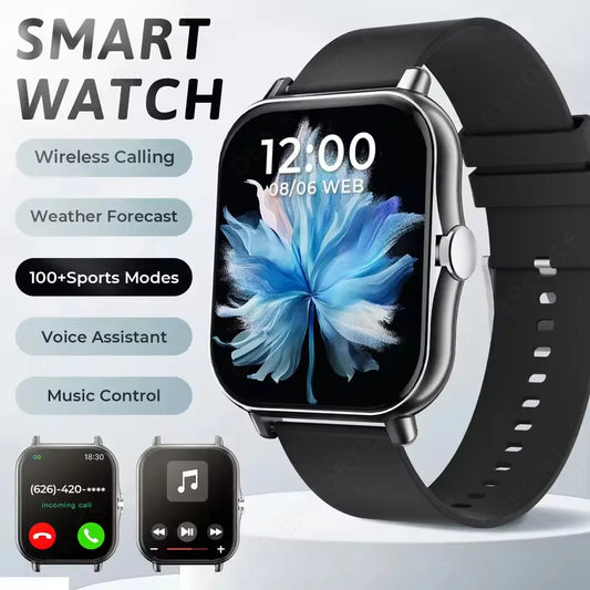 Sports Smart Watch Fitness Clock Health Monitor Waterproof Smartwatch BT Call Wrist Watches for Men Women IOS Android Phone 2026 Peaceful Pleasures Health and Wellness