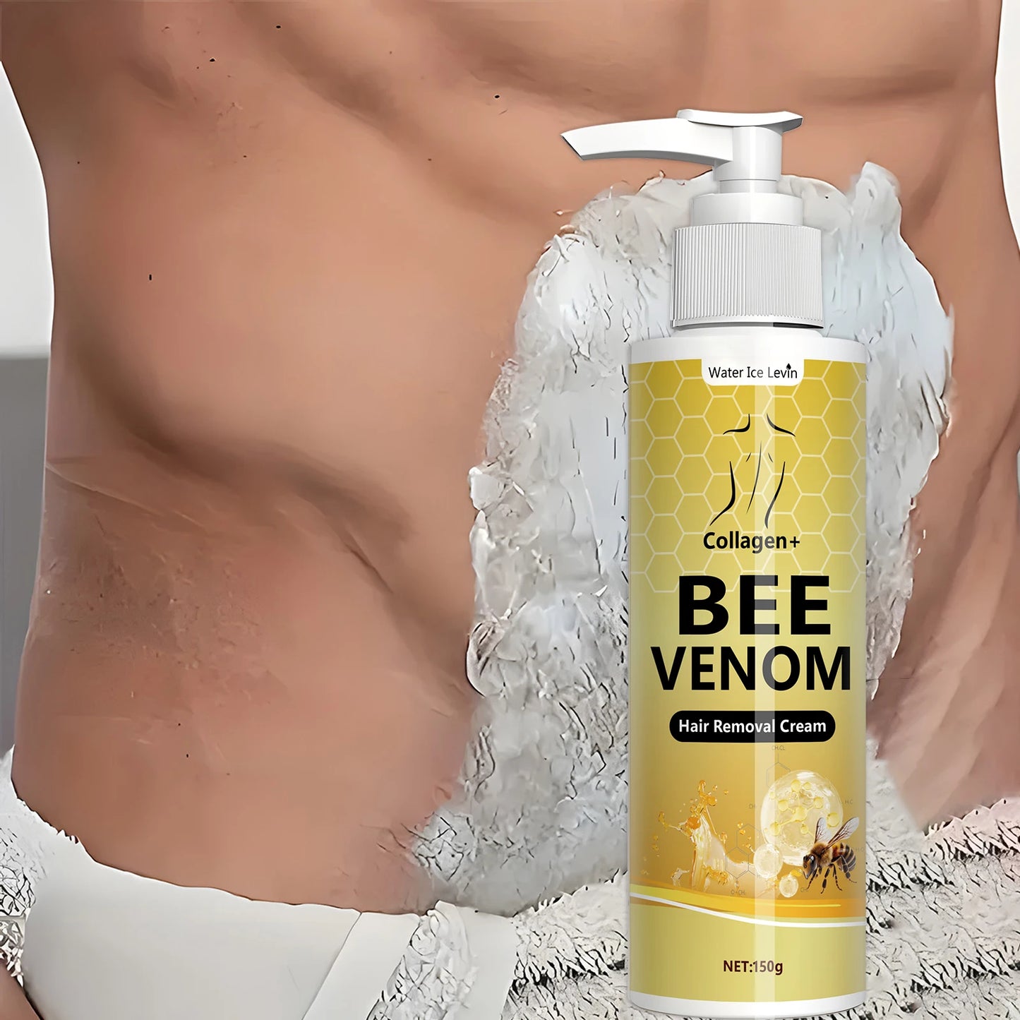 Lemon Bee Venom Hair Removal Cream | All Skin Types 150g