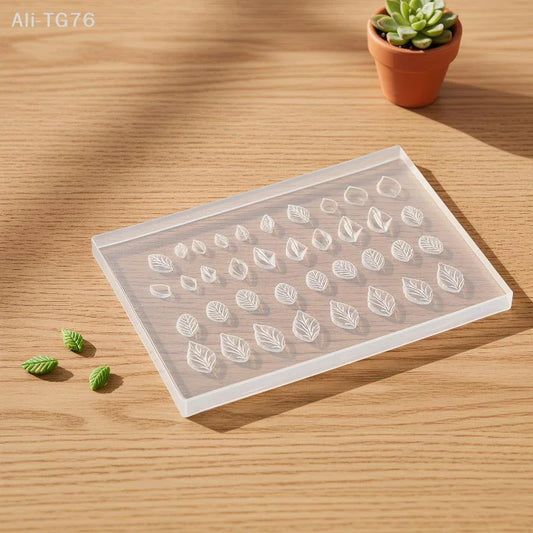 3D Silicone Nail Art Mold – DIY Mini Leaf Design Template Nail Art Mold Peaceful Pleasures Health and Wellness Default Title