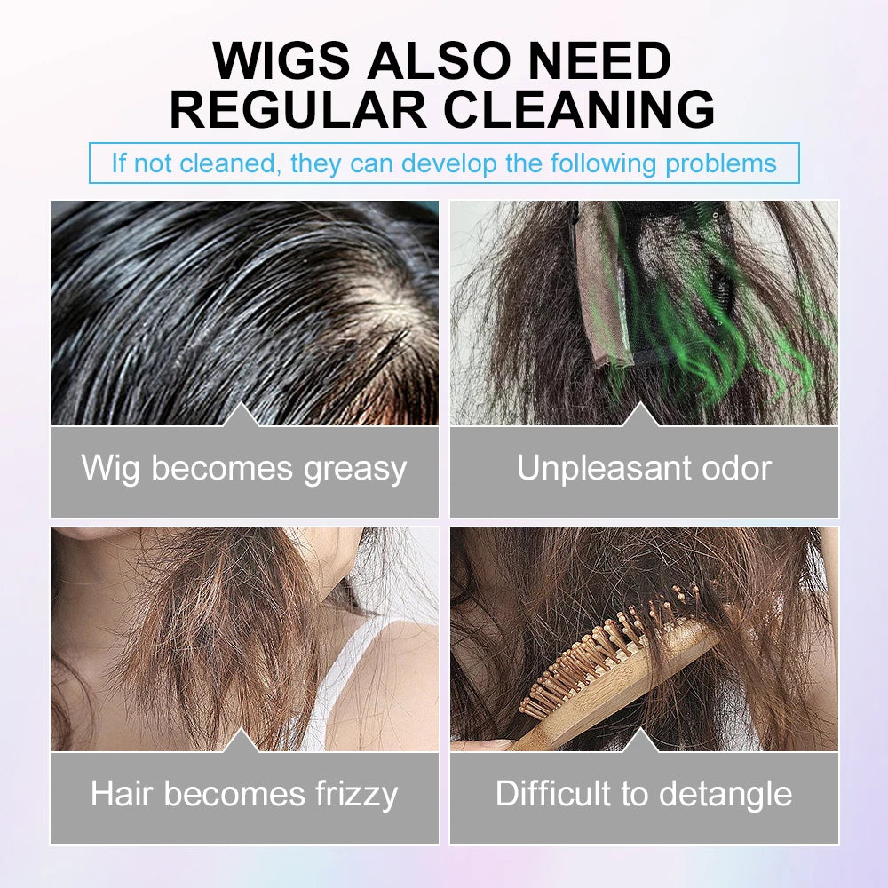 PURC Wig Shampoo And Conditioner Kit Coconut Oil Smoothing Shiny Hair Care Products for Wigs Women Peaceful Pleasures Health and Wellness
