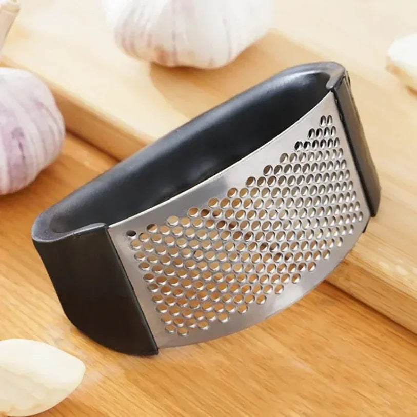 Stainless Steel Manual Garlic Press & Mincer | Kitchen Tool
