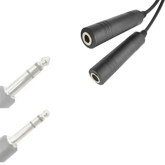 Aviation Headset Adapter – Dual Plug to U174/U Converter Cable Peaceful Pleasures Health and Wellness NONE