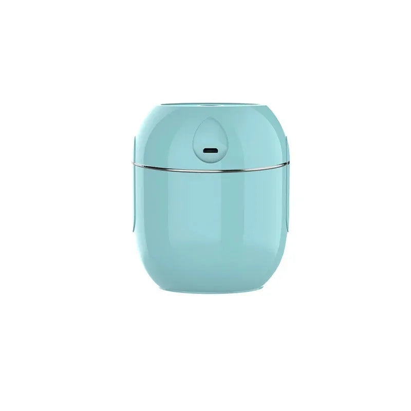 Mini USB Portable Car Humidifier 280ml Low Noise Multi-function Air Purifier Spray for Vehicle Household Peaceful Pleasures Health and Wellness Blue