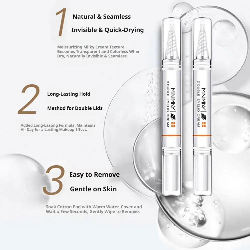 Invisible Double Eyelid Shaping Cream 3g – 24H Waterproof