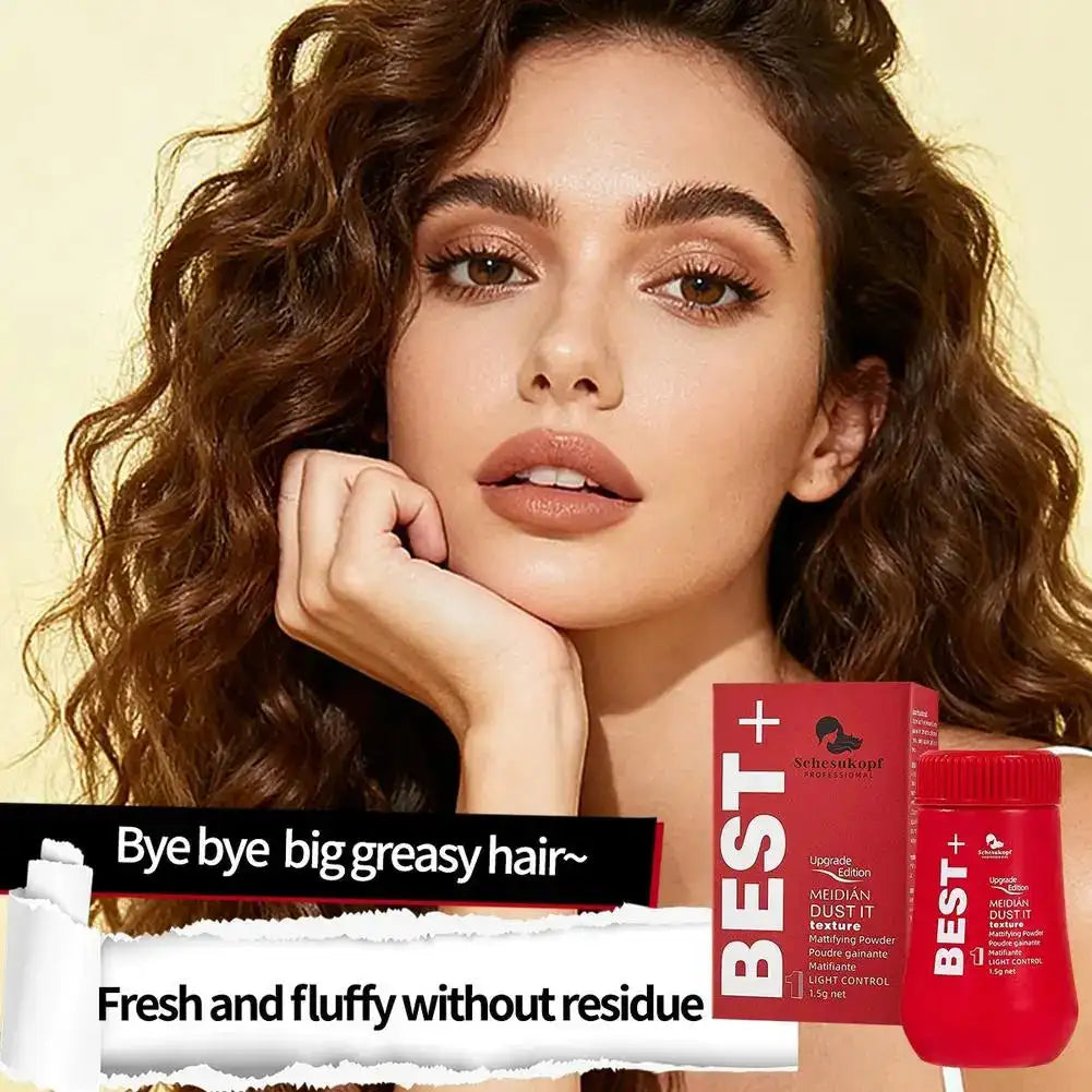 1/2PCs Fluffy Hair Powder Hair Volumizer And Texture Powder Matte Powder Oil-absorbing Powder Men Women Hair Styling No-Wash Peaceful Pleasures Health and Wellness