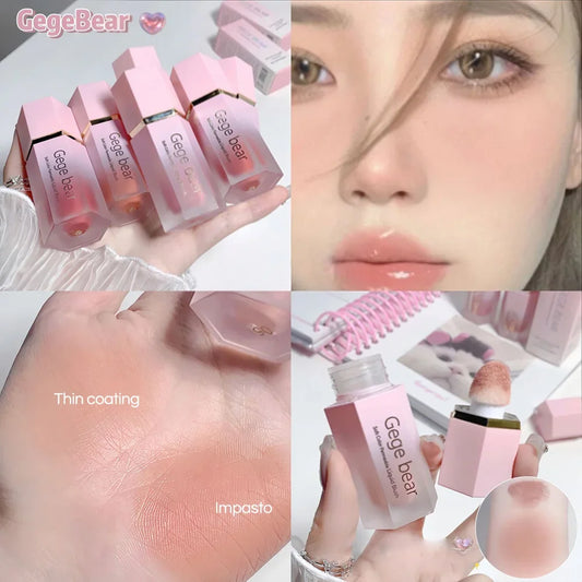 SAKSRAAR Liquid Blush Cream – 6 Velvet Matte Shades Liquid Cream Blush Oasis Select